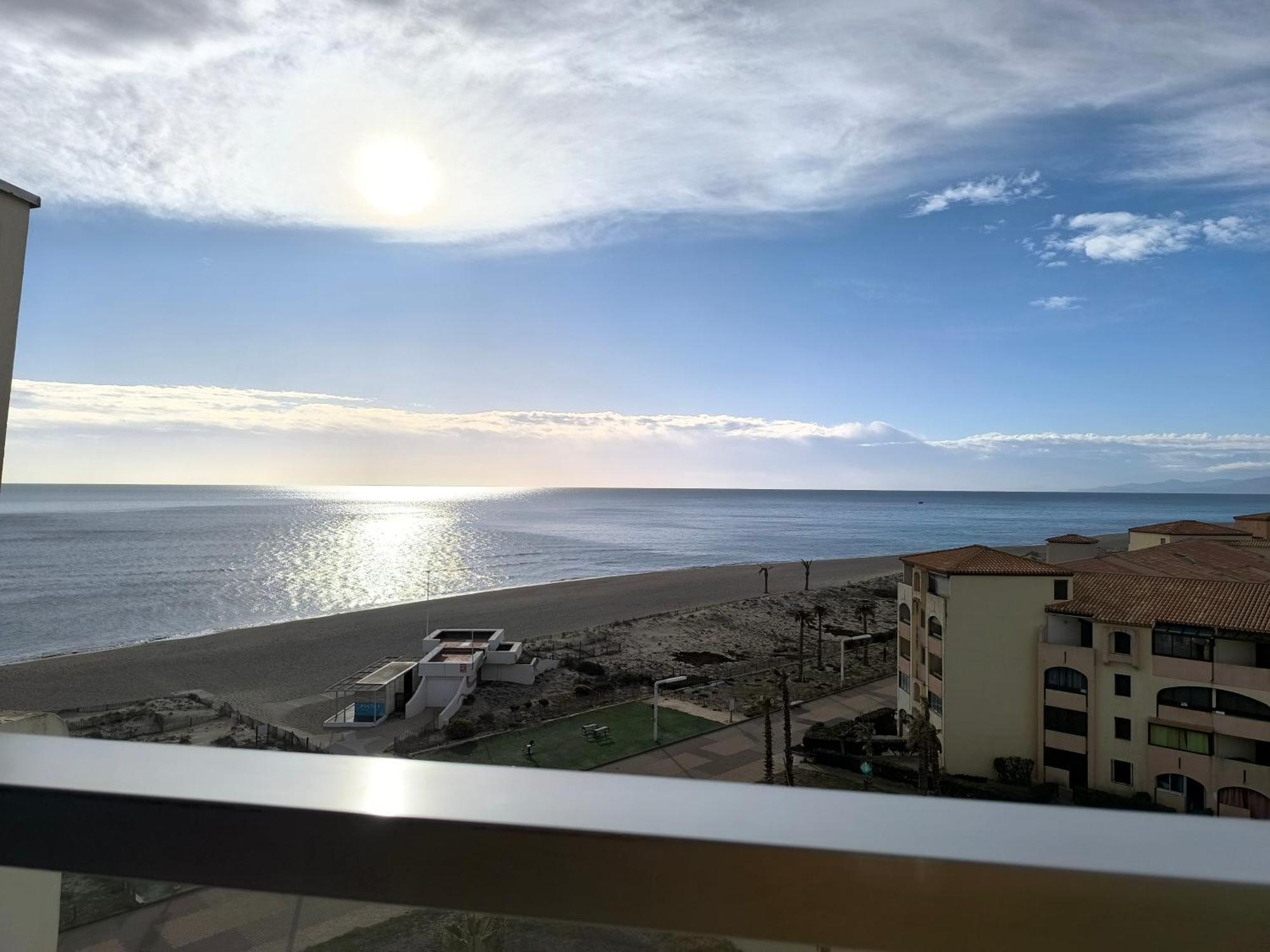 Appartement de vacances - Splendide vue sur mer, Parking privé Le Barcarès Exterior foto