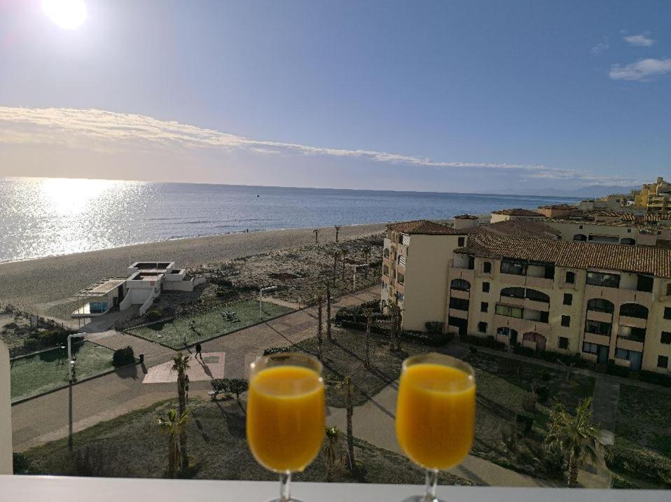 Appartement de vacances - Splendide vue sur mer, Parking privé Le Barcarès Exterior foto