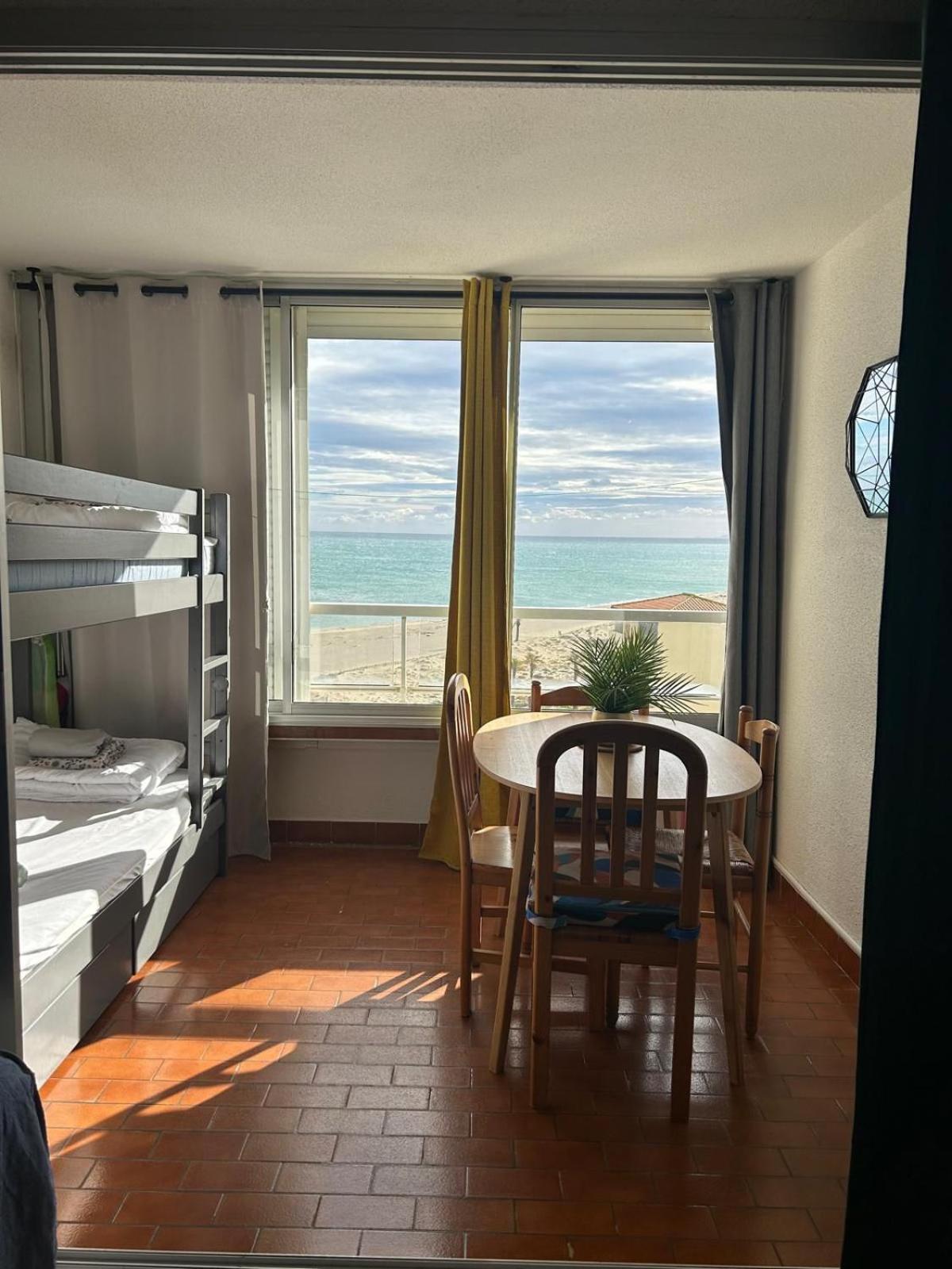 Appartement de vacances - Splendide vue sur mer, Parking privé Le Barcarès Exterior foto